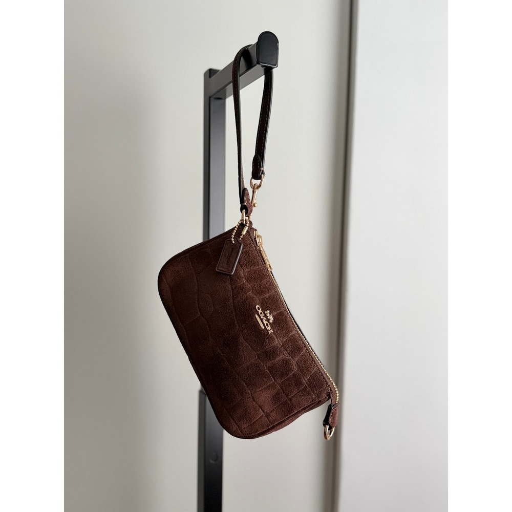 Coach Nolita 19 Shoulder Bag - Crocodile-Embossed Suede & Leather